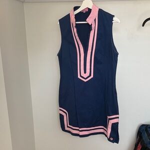 Castaway Navy and Pink Dress